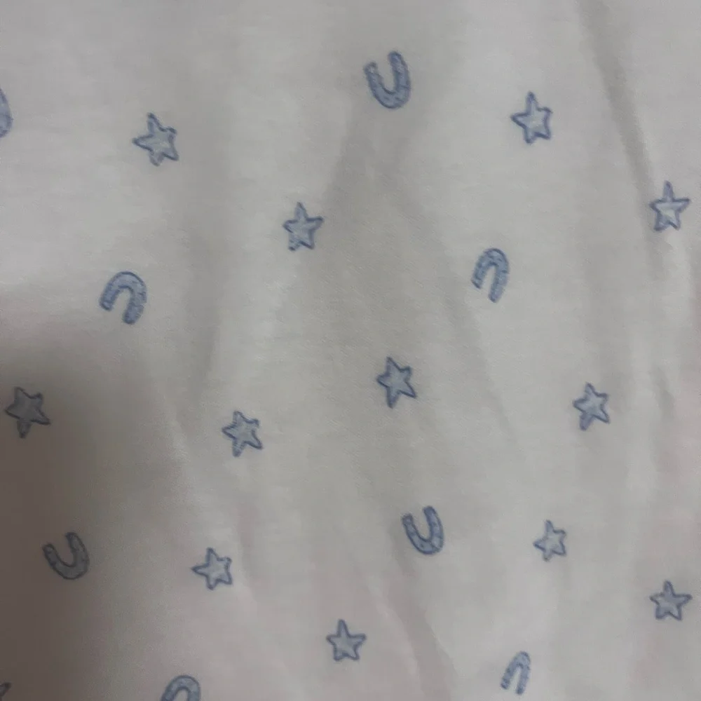Vitamins Baby Blue and White Bib Soft Fabric Accessory